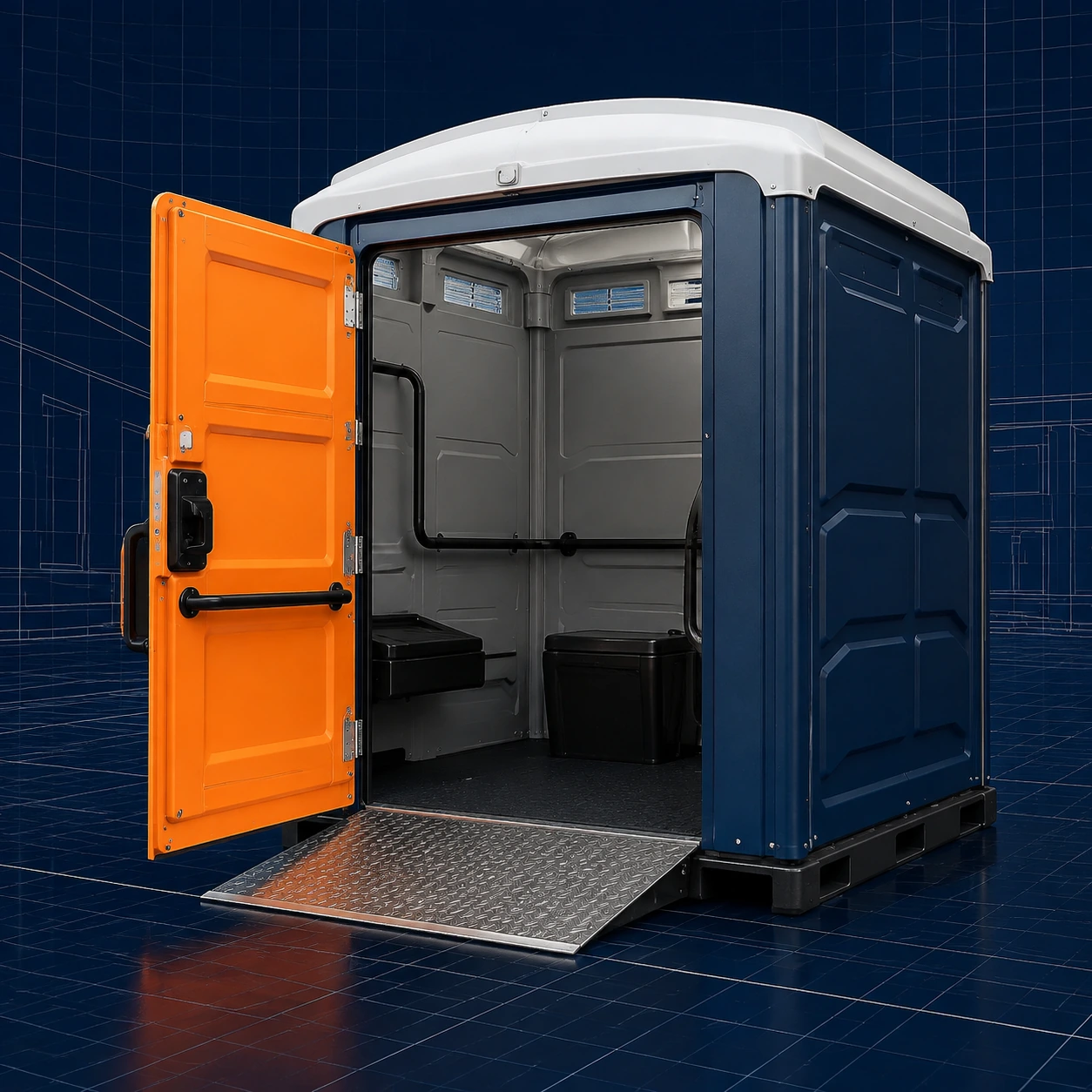Portable restroom rental planning for Jamestown, NC