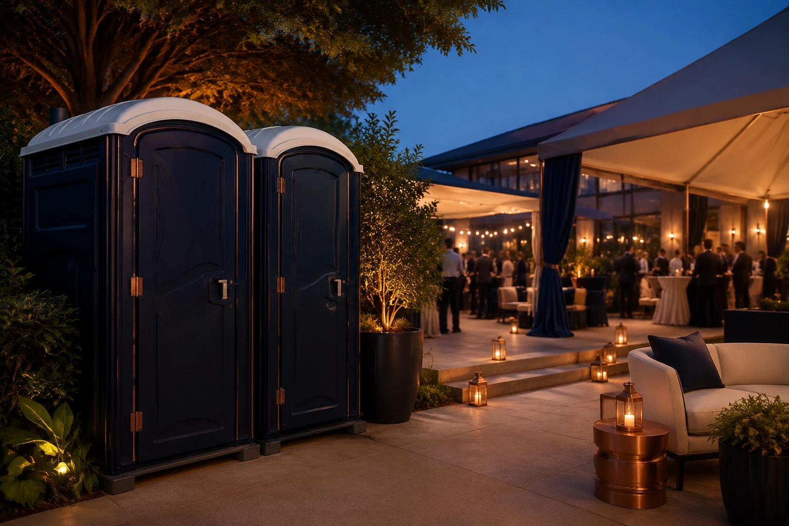 Portable restroom rental planning for Sedalia, NC