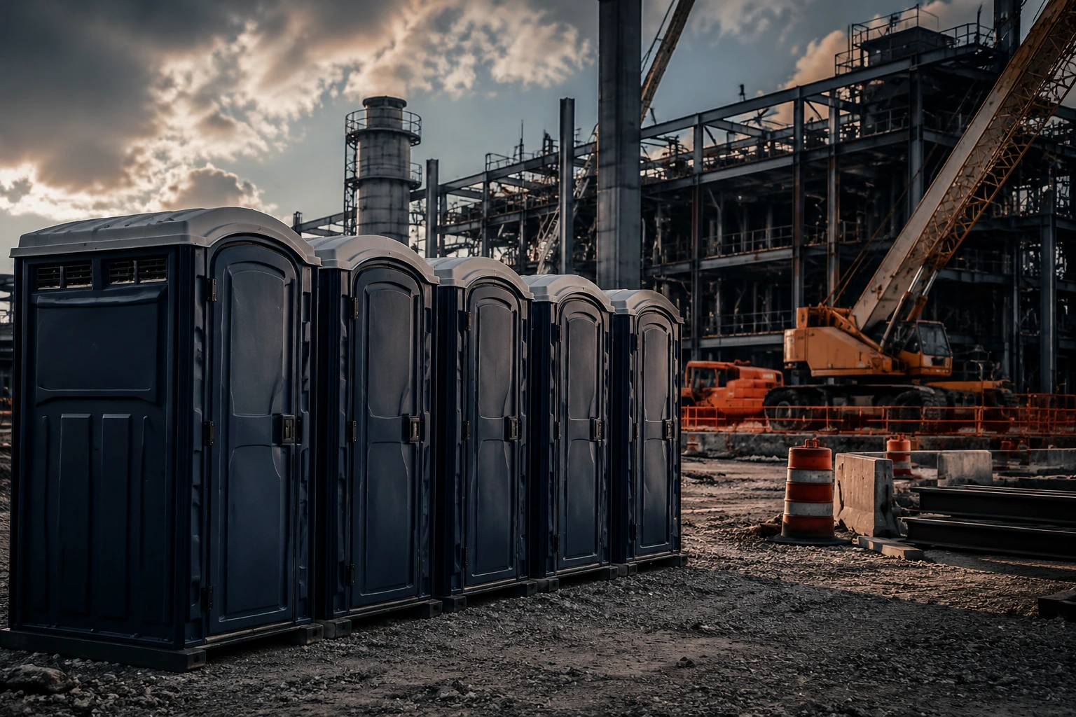 Portable restroom rental planning for Gibsonville, NC